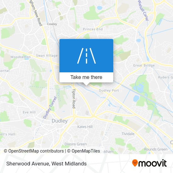 Sherwood Avenue map