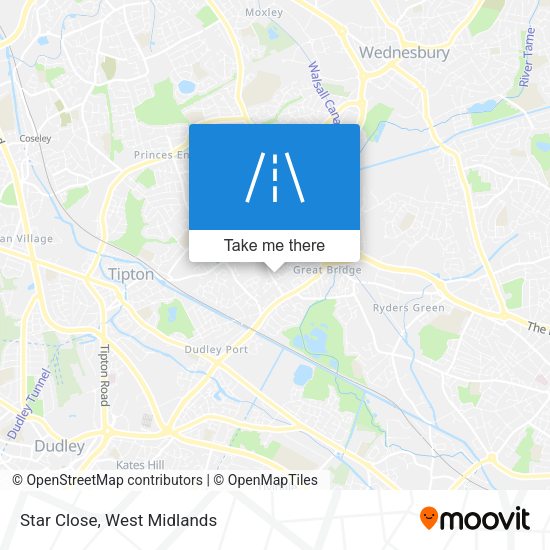 Star Close map