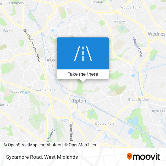 Sycamore Road map