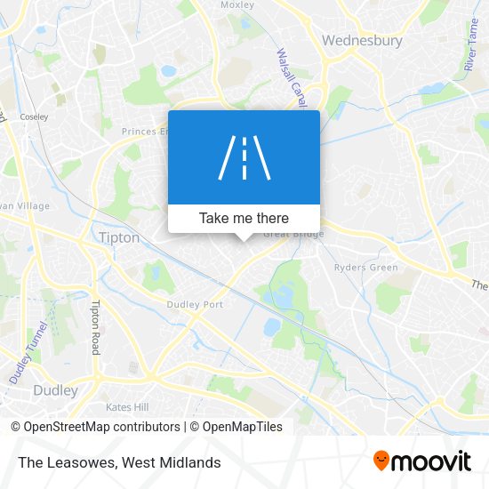 The Leasowes map