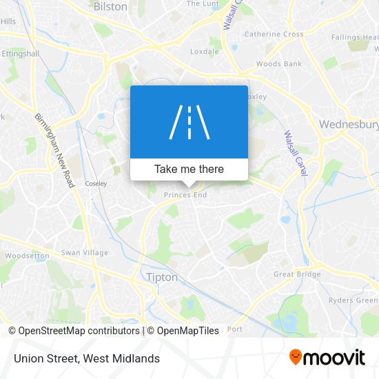 Union Street map