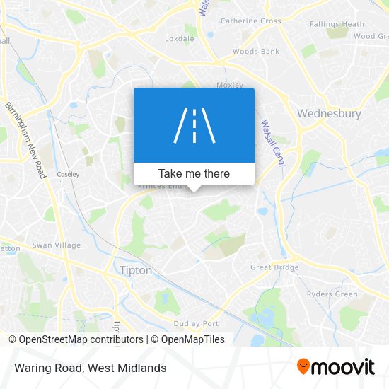 Waring Road map