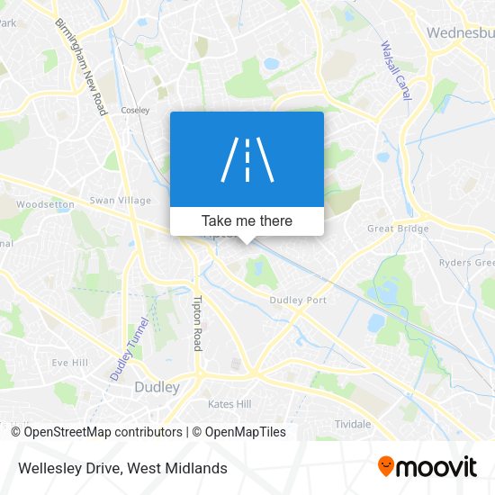Wellesley Drive map