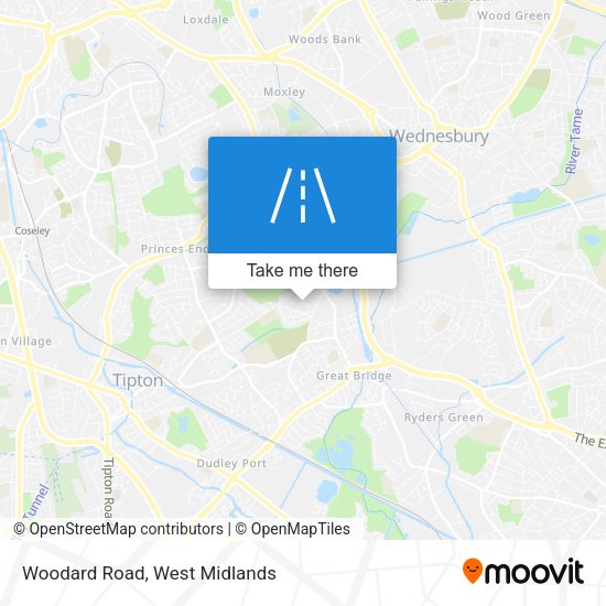 Woodard Road map