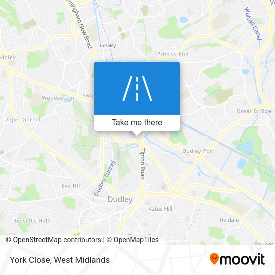 York Close map