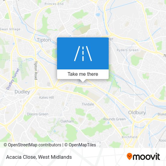 Acacia Close map