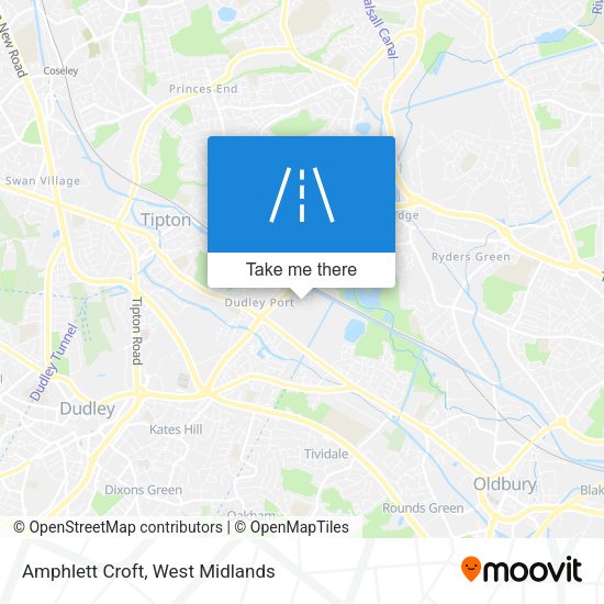 Amphlett Croft map