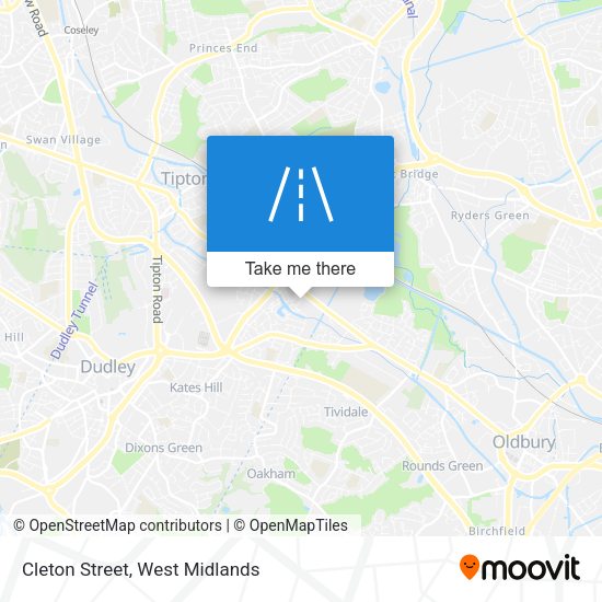 Cleton Street map