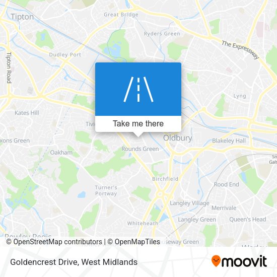 Goldencrest Drive map