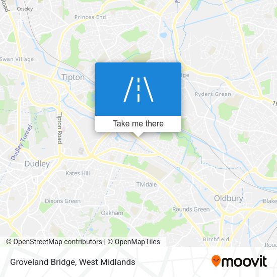 Groveland Bridge map