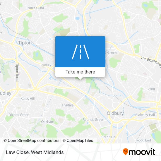 Law Close map