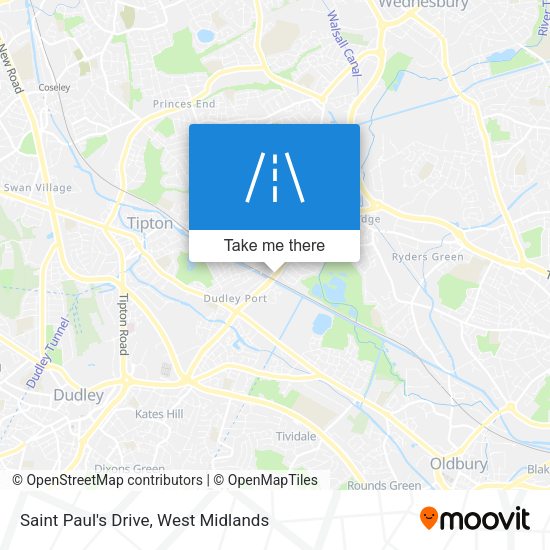 Saint Paul's Drive map