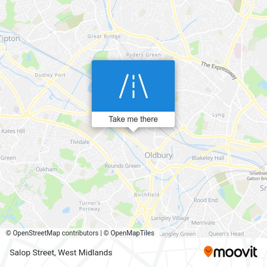 Salop Street map