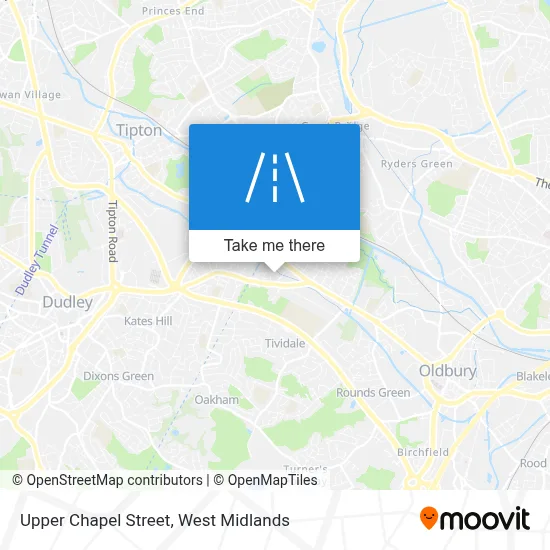Upper Chapel Street map