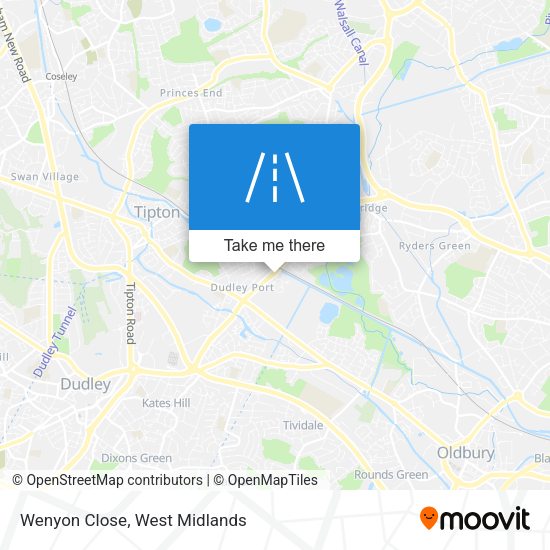 Wenyon Close map