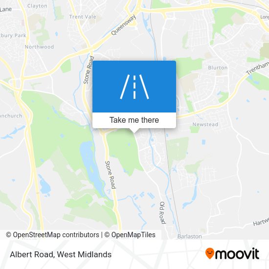 Albert Road map