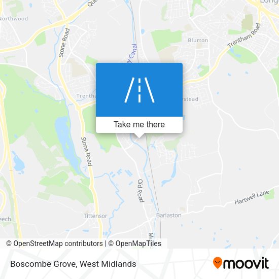 Boscombe Grove map