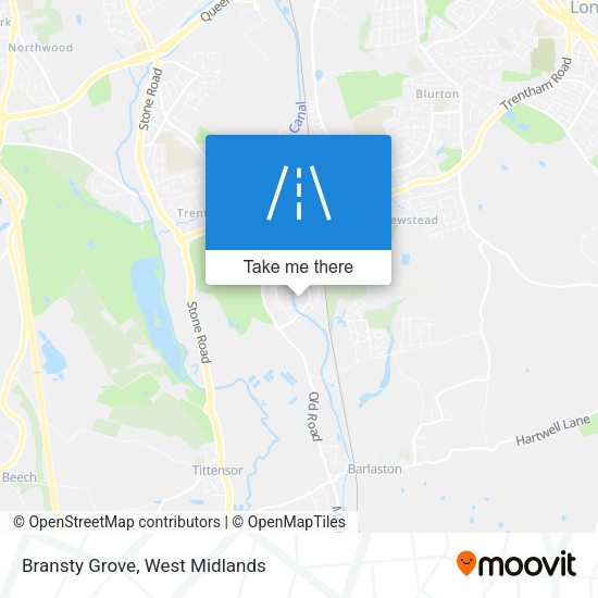 Bransty Grove map