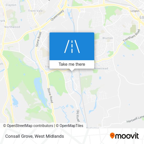 Consall Grove map