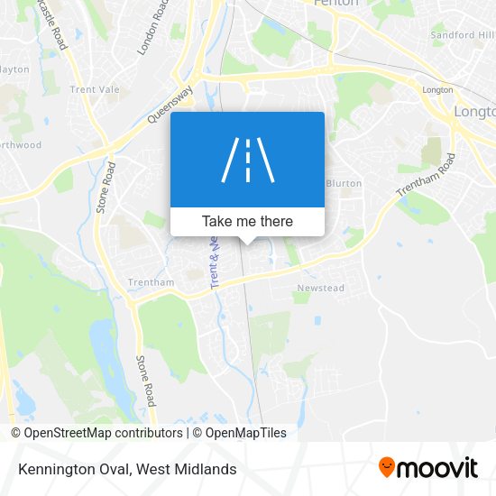 Kennington Oval map