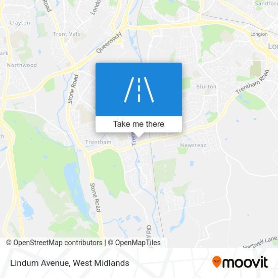 Lindum Avenue map