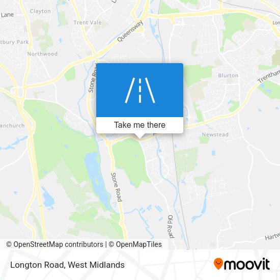 Longton Road map