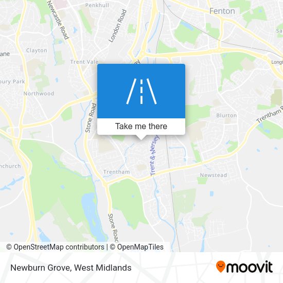 Newburn Grove map