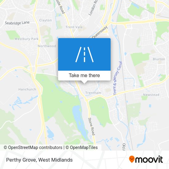 Perthy Grove map