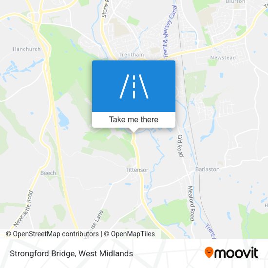 Strongford Bridge map