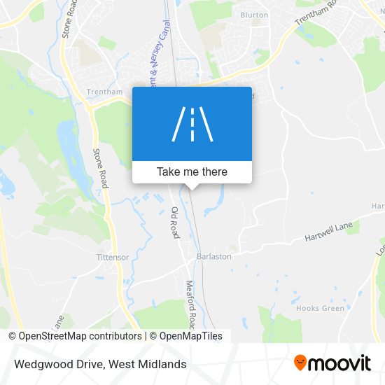 Wedgwood Drive map