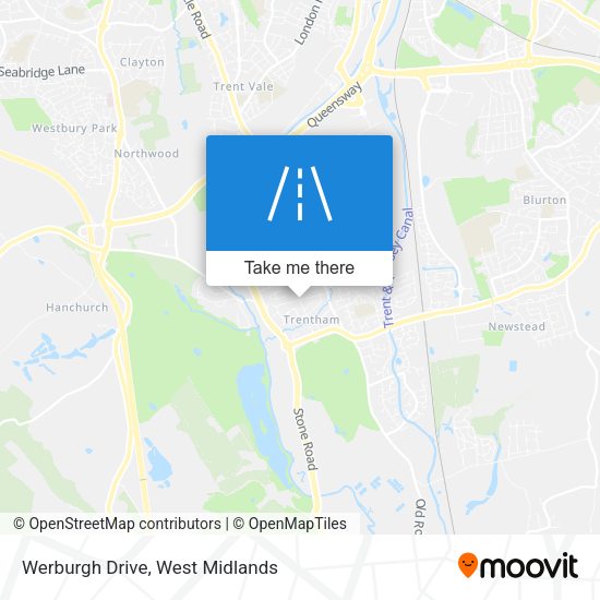 Werburgh Drive map