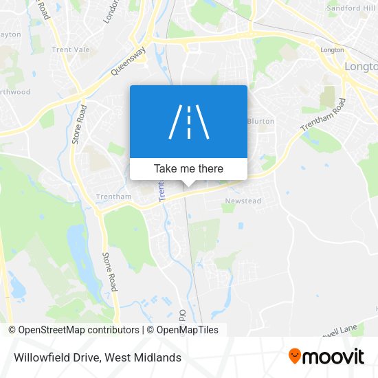 Willowfield Drive map
