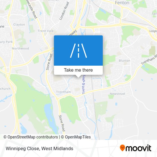 Winnipeg Close map