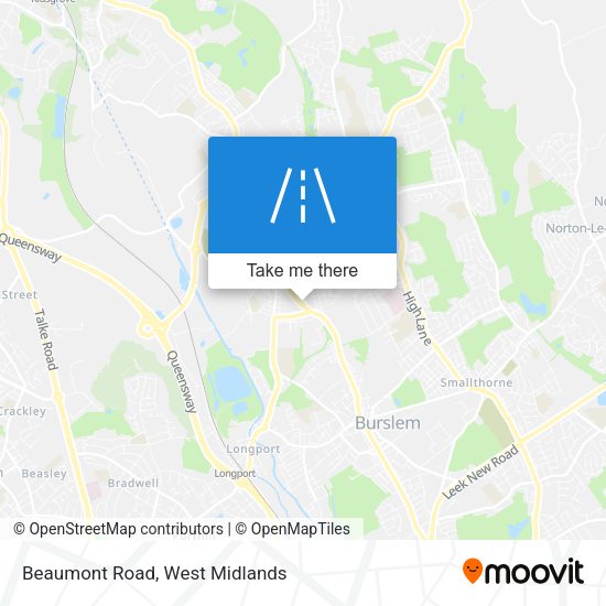 Beaumont Road map