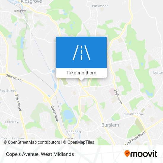 Cope's Avenue map