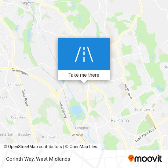 Corlnth Way map
