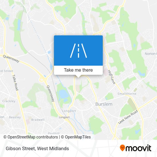 Gibson Street map