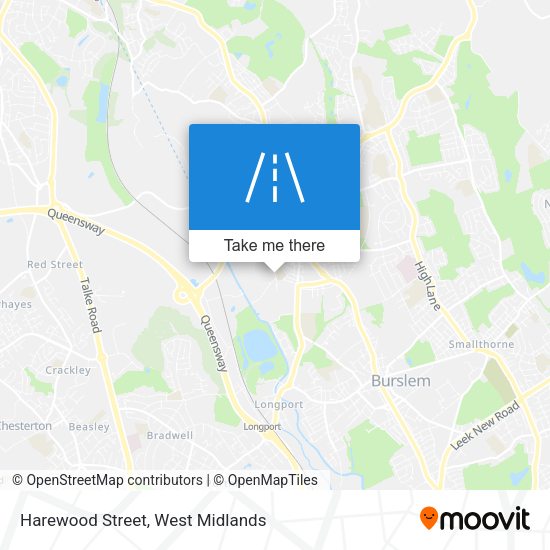 Harewood Street map