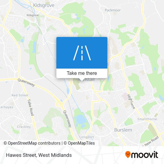 Hawes Street map