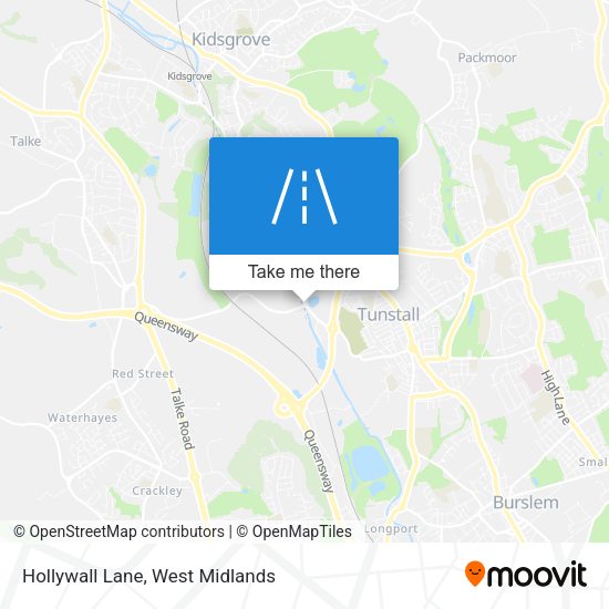 Hollywall Lane map