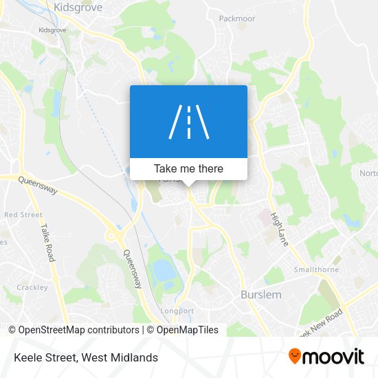 Keele Street map