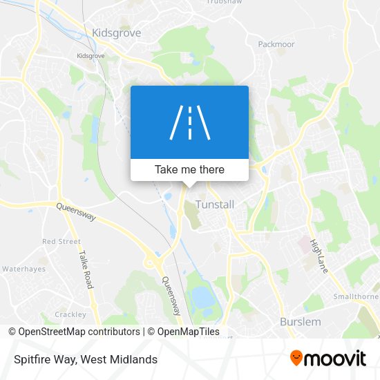 Spitfire Way map