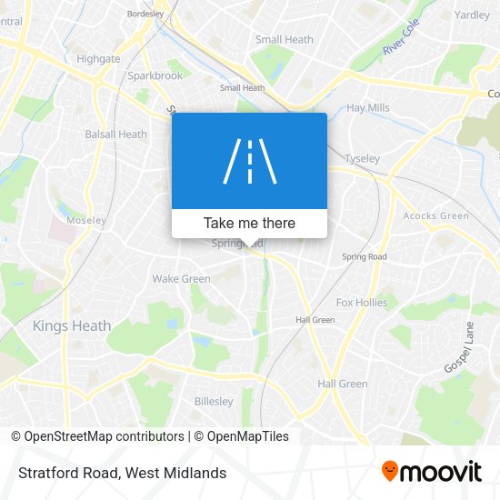 Stratford Road map