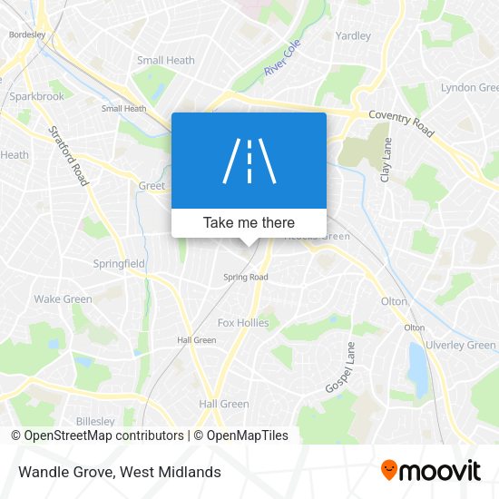 Wandle Grove map