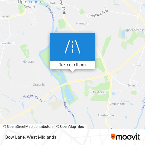 Bow Lane map
