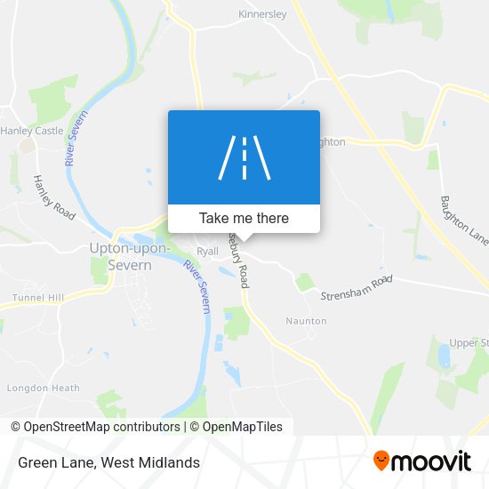 Green Lane map