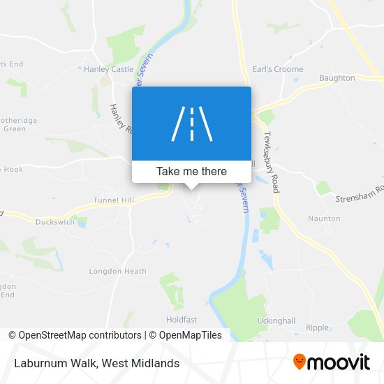 Laburnum Walk map
