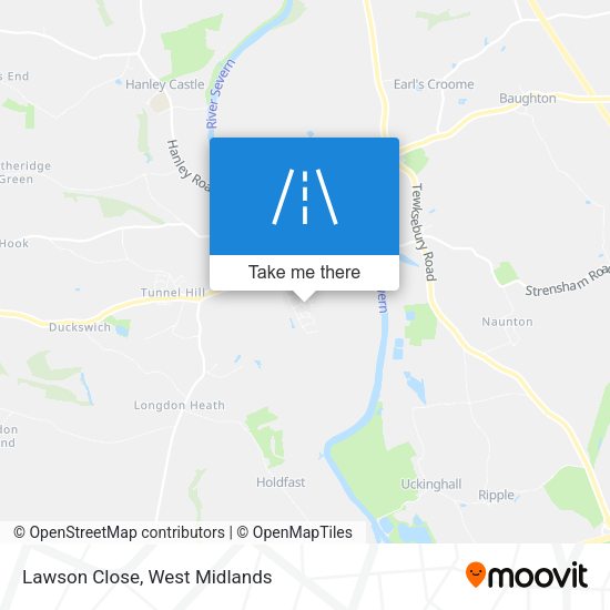 Lawson Close map