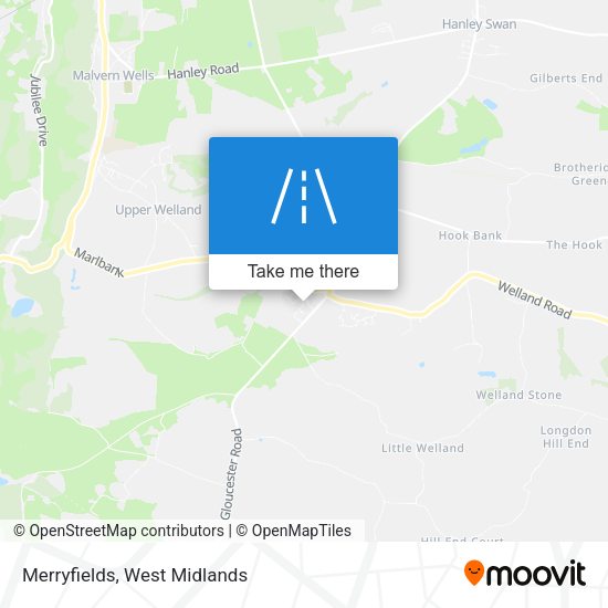 Merryfields map