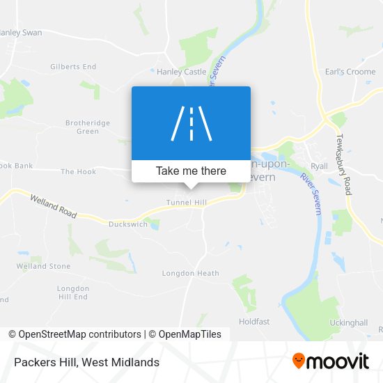 Packers Hill map
